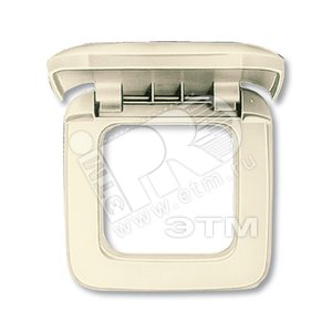 DURO Pамка с крышкой 1 пост белая (2518-212) - ABB