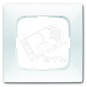 Рамка 1-постовая, серия spring, цвет альпийский белый | 1725-0-1542 | 2CKA001725A1542 | ABB