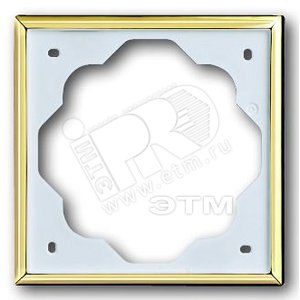 Рамка 1-постовая, серия impuls, цвет золото | 1754-0-4507 | 2CKA001754A4507 | ABB