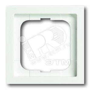 Рамка 1-постовая, серия, серия solo/future linear, цвет белый бархат | 1754-0-4531  | 2CKA001754A4531 | ABB