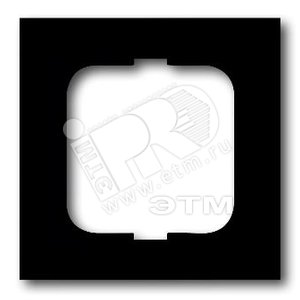 Рамка 1-постовая, серия, серия solo/future, цвет чёрный бархат | 1754-0-4532 | 2CKA001754A4532 | ABB