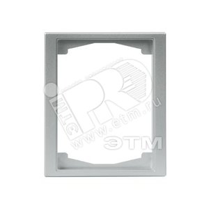 Рамка 1-постовая, 100мм серия Impressivo, алюминий | 1721F100-83 | 2TKA000277G1 | ABB