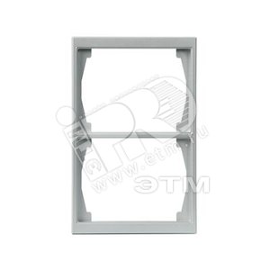 Рамка 2-постовая, 100мм серия Impressivo, алюминий | 1722F100-83  | 2TKA000327G1 | ABB