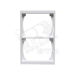 Рамка 2-постовая, 100мм серия Impressivo, белый | 1722F100-84  | 2TKA000329G1 | ABB - ABB