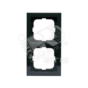 Рамка 2-постовая, серия Impressivo, антрацит | 1722F85-81  | 2TKA000333G1 | ABB