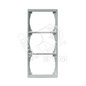 Рамка 3-постовая, 100мм серия Impressivo, алюминий | 1723F100-83  | 2TKA000367G1 | ABB - ABB