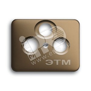 ALPHA Накладка ТV+FM+SAT         BR - ABB
