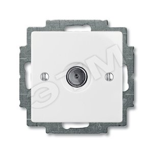 ABB Basic 55 Альп. белый Розетка TV оконечная | 1724-0-4276  | 2CKA001724A4276 | ABB - ABB