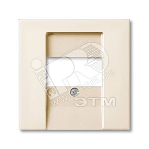 ABB Basic 55 Шале (белый) Накладка аудиорозетки и ТЛФ/комп ТАЕ розеток | 1724-0-4318  | 2CKA001724A4318 | ABB - ABB