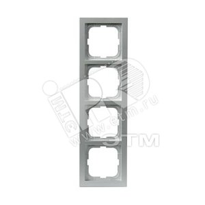 Рамка 4-постовая, серия Impressivo, алюминий | 1724F85-83 | 2TKA000408G1 | ABB - ABB