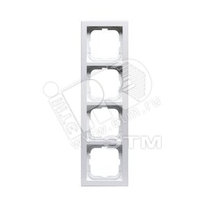 Рамка 4-постовая, серия Impressivo, белый | 1724F85-84 | 2TKA000409G1 | ABB - ABB