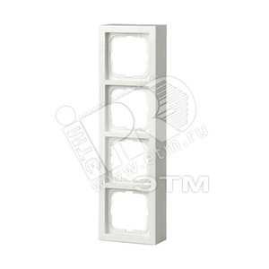 Impressivo Рамка 4 поста наружная белый (1724S85-84) - ABB