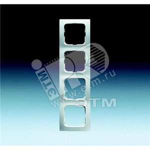 Рамка 4-постовая, серия spring, цвет слоновая кость | 1725-0-1472 | 2CKA001725A1472 | ABB