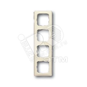 Рамка 4-постовая, Busch-Duro 2000 SI, слоновая кость (BJE2514-212K-102) - ABB