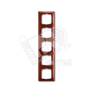 ABB Basic 55 Фойе (красный) Рамка 5-ая | 1725-0-1520  | 2CKA001725A1520 | ABB - ABB