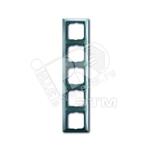 BASIC 55 Рамка 5 постов bistro-blue (2515-98-507) - ABB