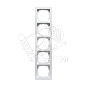 Рамка 5-постовая, серия Impressivo, белый | 1725F85-84 | 2TKA000434G1 | ABB - ABB