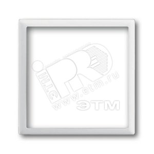 Плата центральная (накладка) для механизма светоиндикатора 2062 U, серия impuls, цвет белый бархат