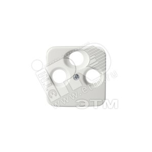 Накладка TV-R-SAT, Jussi, белый | 1743-03-214 | 2TKA000458G1 | ABB