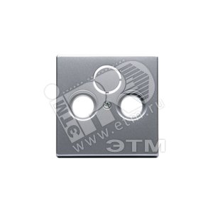 Накладка TV-R-SAT, Imressivo, алюминий | 1743-83  | 2TKA000464G1 | ABB