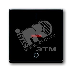 Клавиша для мех. 1-клавишного выкл./перекл./кнопки, с красной линзой, 