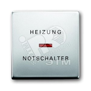 Клавиша для механизма 1-клавишного выкл./перекл./кнопки, с красной линзой, с маркировкой 