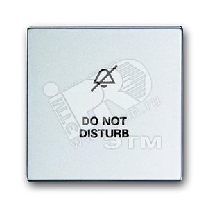 Клавиша для мех. 1-кл.выкл./перекл./кнопки, с символом НЕ БЕСПОКОИТЬ, серия solo/future, цвет серебр.-алюм. | 1751-0-3001  | 2CKA001751A3001 | ABB