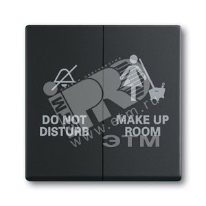 Клавиша для механизма 2-клавишного выключателя/переключателя/кнопки, серия solo/future, цвет чёрный бархат | 1751-0-3037 | 2CKA001751A3037 | ABB