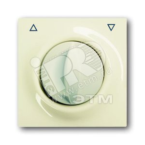 Плата центральная с поворотной ручкой,, для механизма выключателя жалюзи , серия impuls, цвет слоновая кость | 1753-0-0032 | 2CKA001753A0032 | ABB