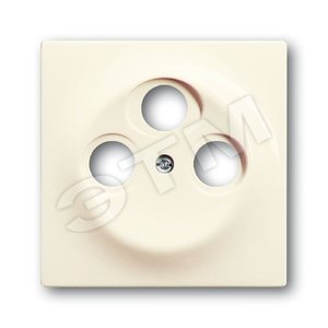 Накладка (центральная плата) для TV-R-SAT розетки, серия impuls, цвет слоновая кость | 1753-0-0036 | 2CKA001753A0036 | ABB