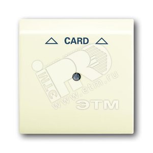 Плата центральная (накладка) для механизма карточного выключателя 2025 U, серия impuls, цвет слоновая кость | 1753-0-0079  | 2CKA001753A0079 | ABB