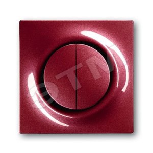 Клавиша для механизма 2-клавишных выключателей/переключателей/кнопок, серия impuls, цвет бордо/ежевика | 1753-0-0105  | 2CKA001753A0105 | ABB