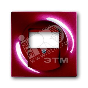 Плата центральная (накладка) для механизмов UAE/TAE, для 0247 и 0248, серия impuls, цвет бордо/ежевика | 1753-0-0116  | 2CKA001753A0116 | ABB