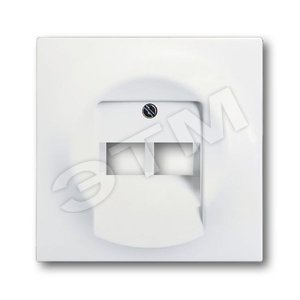 Плата центральная (накладка) для 2-постовой телекоммуникационной розетки , серия impuls, цвет белый бархат | 1753-0-0192 | 2CKA001753A0192 | ABB