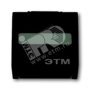 IMPULS Корпус телефон. и компьют. розетки (для мех-в 0210, 0211 с суппортом 1866/1867),черн.бриллиан - ABB