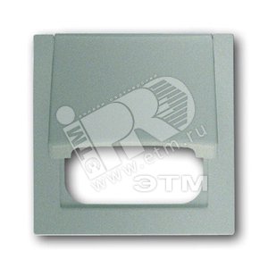 Плата центр. с откидной крышкой для 50x50 мм телекомм. вставок/механизмов, серия impuls, цвет шампань-металлик | 1753-0-5473 | 2CKA001753A5473 | ABB