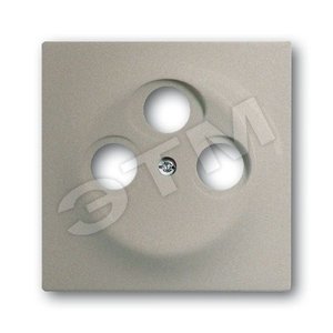 Накладка (центральная плата) для TV-R-SAT розетки, серия impuls, цвет шампань-металлик | 1753-0-5846 | 2CKA001753A5846 | ABB
