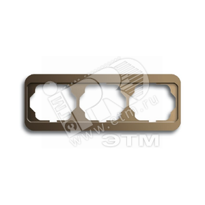 ALPHA Рамка х 3                  BR - ABB