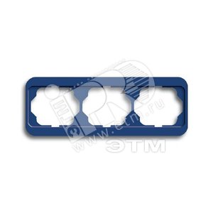 ALPHA Рамка * 3                  BLU (BJE1723-28G) - ABB