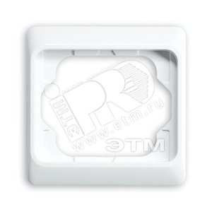 ALPHA Рамка 1 пост белая глянцевая - ABB
