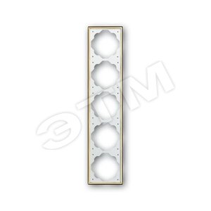 Рамка 5-постовая, серия impuls, цвет золото | 1754-0-3690  | 2CKA001754A3690 | ABB