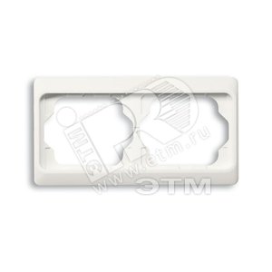 ALPHA Exclusive Рамка * 2 гориз  EV - ABB