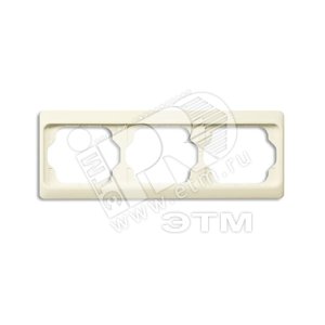 ALPHA Exclusive Рамка * 3 гориз  EV - ABB