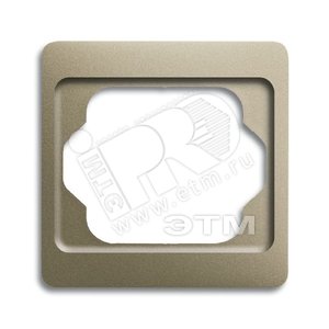 ALPHA Рамка 1 пост палладий - ABB