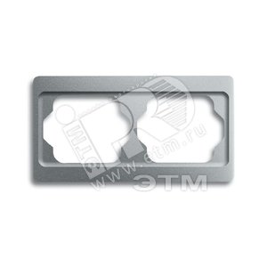 ALPHA Рамка 2 поста титан - ABB