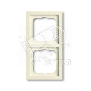 Рамка 2-постовая, серия future, цвет savanne/слоновая кость | 1754-0-4169  | 2CKA001754A4169 | ABB