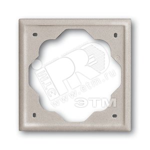 Рамка 1-постовая серия impuls цвет шампань-металлик | 1754-0-4225 | 2CKA001754A4225 | ABB