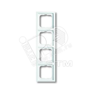 Рамка 4 поста future Linea белый - ABB