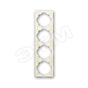 Рамка 4-постовая, серия impuls, цвет слоновая кость | 1754-0-4315 | 2CKA001754A4315 | ABB - ABB