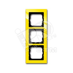 Рамка 3-постовая серия axcent цвет жёлтый | 1754-0-4336  | 2CKA001754A4336 | ABB